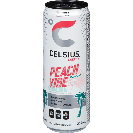Celsius Can Peach Vibe