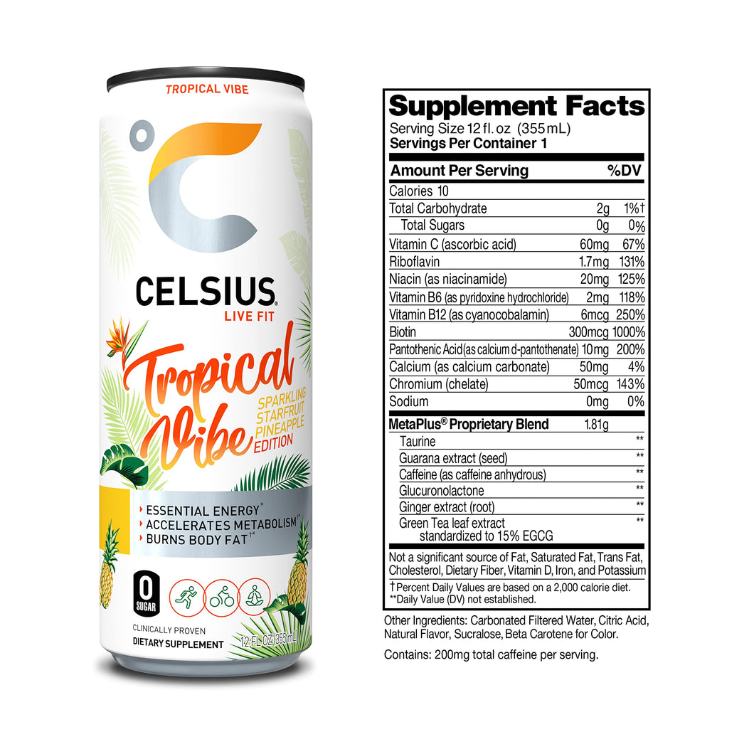 Celsius Can Tropical Vibe