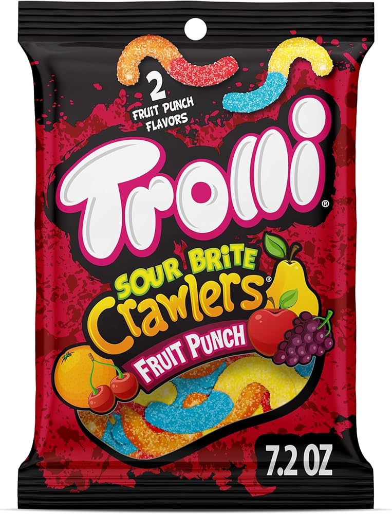 Trolli Sour Brite Crawlers Fruit Punch