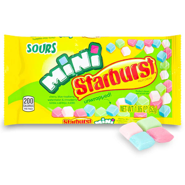 Mini Starburst Sours 52g