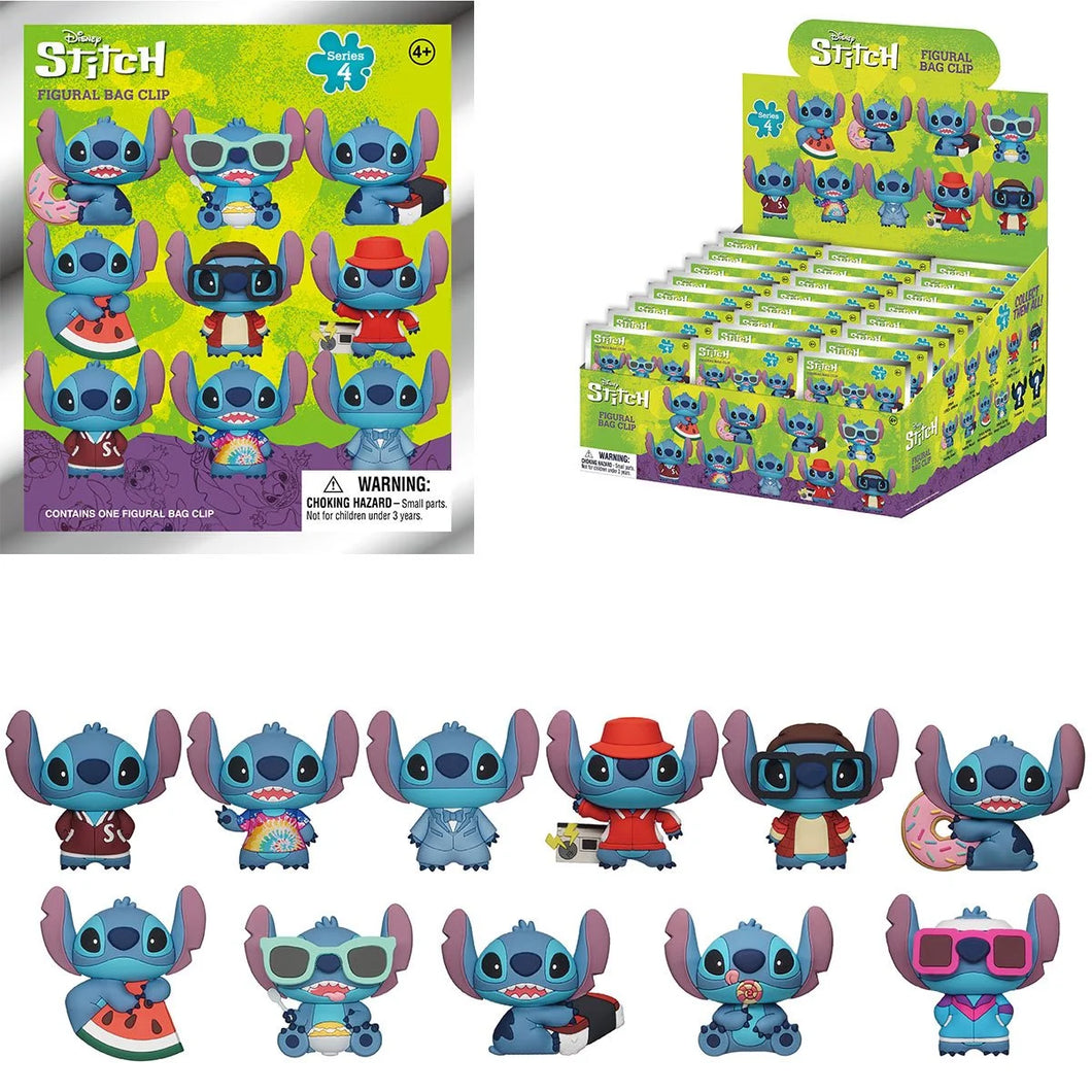 3D FOAM BAG CLIP DISNEY STITCH SERIES 4
