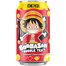 Bobbasan Bubble Tea Strawberry & Peach