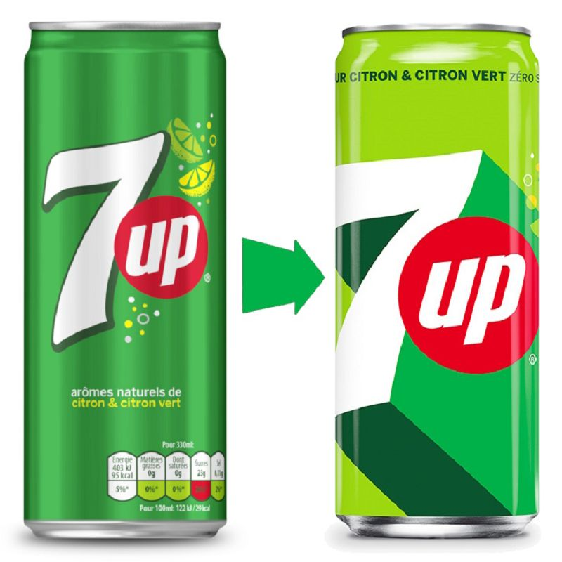 7up Citron & Citron Vert Can 330ml