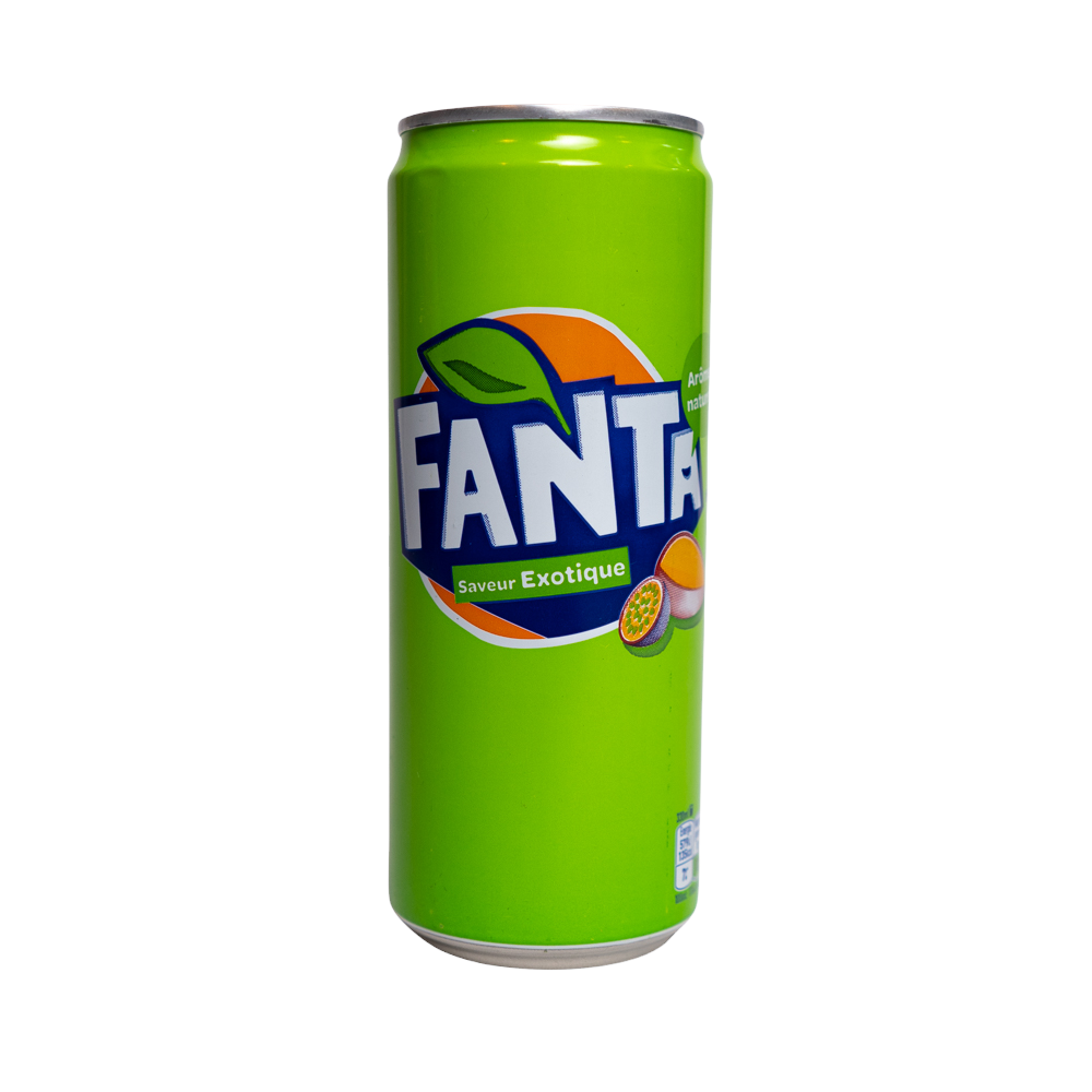 Fanta Euro Can Saveur Exotique
