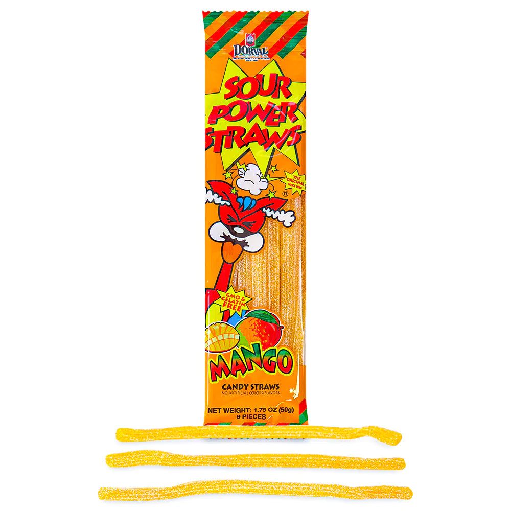 Sour Power Straws Mango